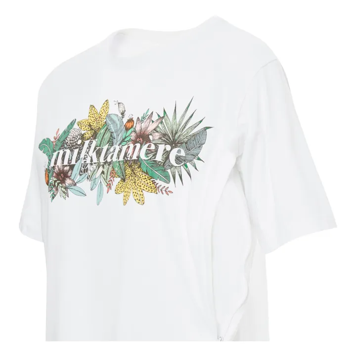 Tajinebanane T-Shirt d'allaitement Milktamère | Blanc