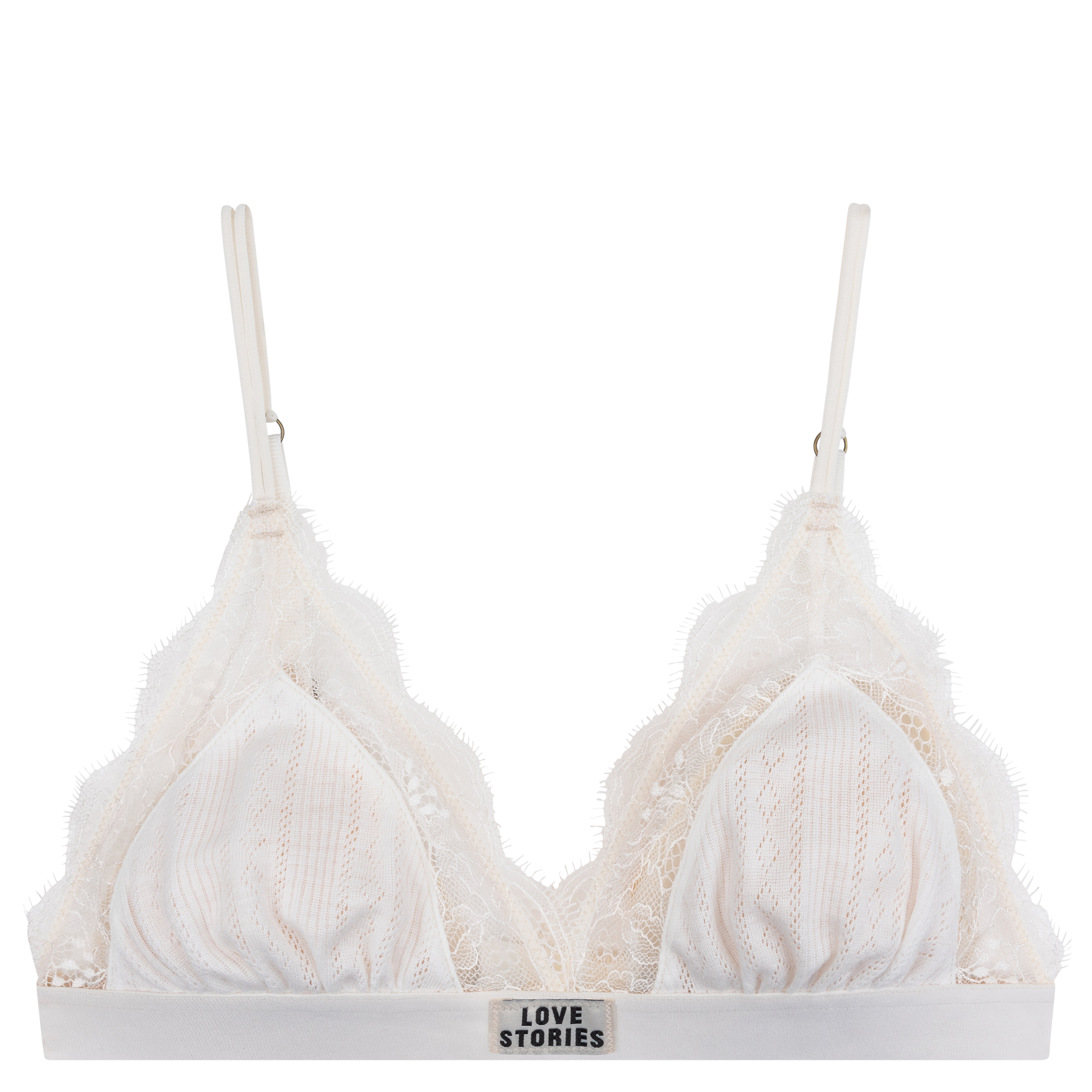 LOVE LACE - Brassière triangle | Blanc