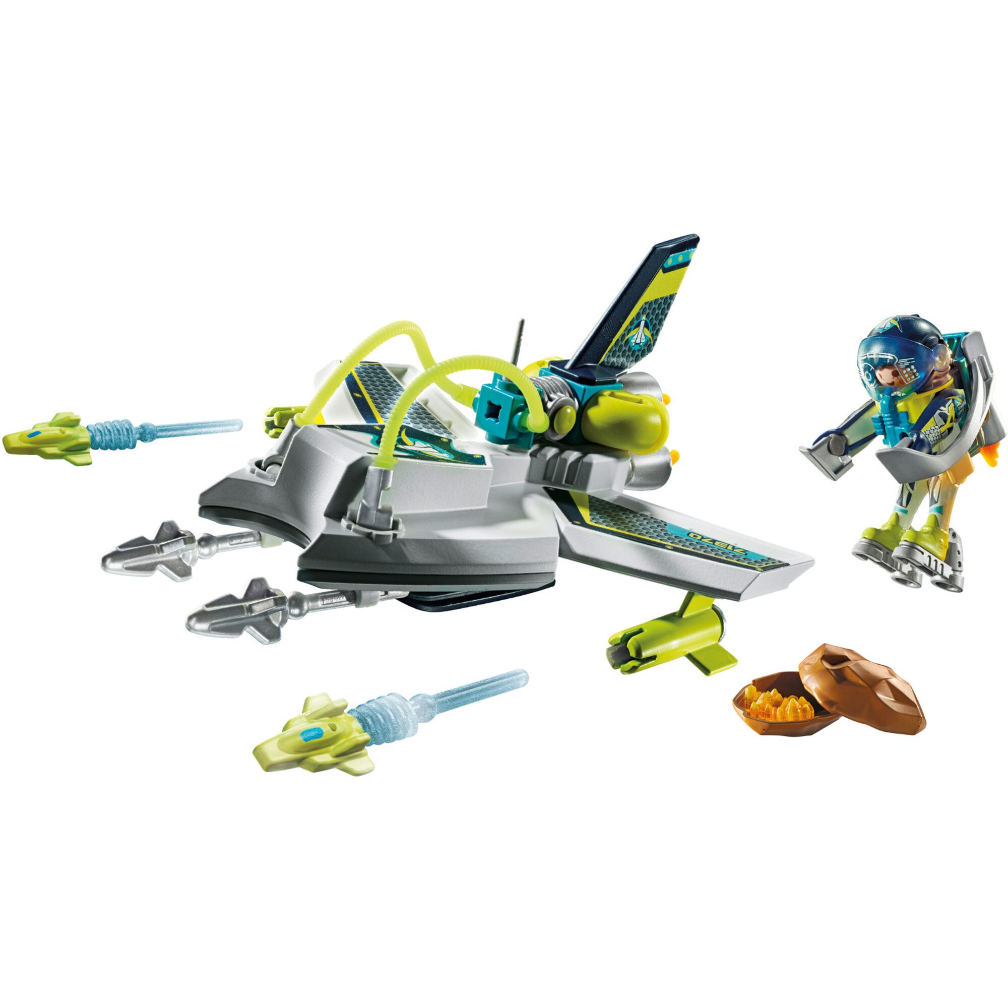 PLAYMOBIL Konstruktionsspielzeug Space Hightech Space-Drohne