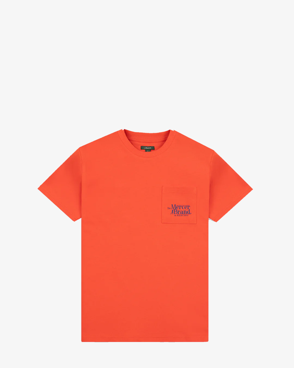 Mercer Amsterdam The Mercer Brand Logo Tee Rood T-Shirt