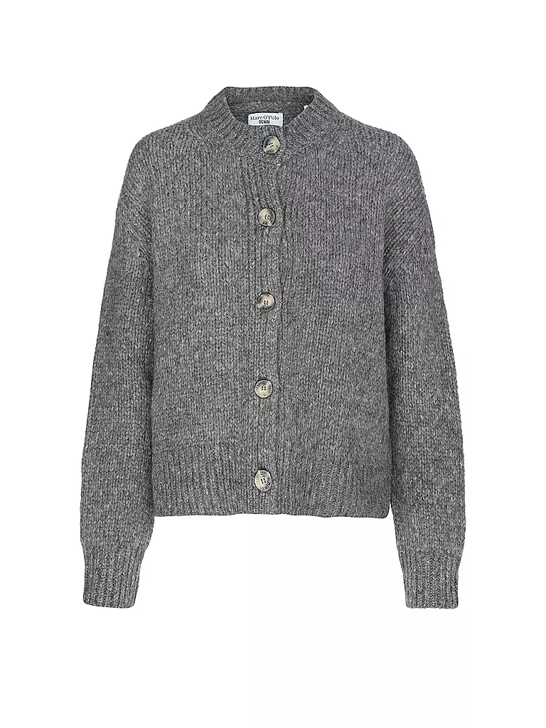 MARC O' POLO DENIM Strickjacke grau