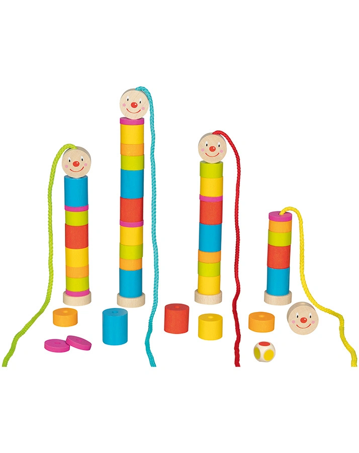 Fädelspiel KLEINE RAUPE in bunt