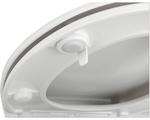 Wenko Gubbio toiletzitting, wit, met soft-close mechanisme, 22883100