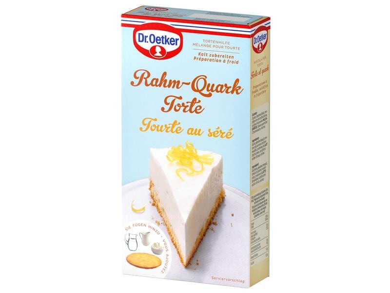 Dr.Oetker Backmischung Rahm-Quark-Torte 225 g Fertigmischung für Rahm-Quark-Torte