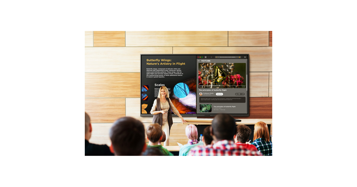 ViewSonicViewBoard IFP110 110” 4K Interactive Display  (Zwart, 3x HDMI-in, 1x HDMI-out, 1x DisplayPort, USB-A, USB-C, Touch)