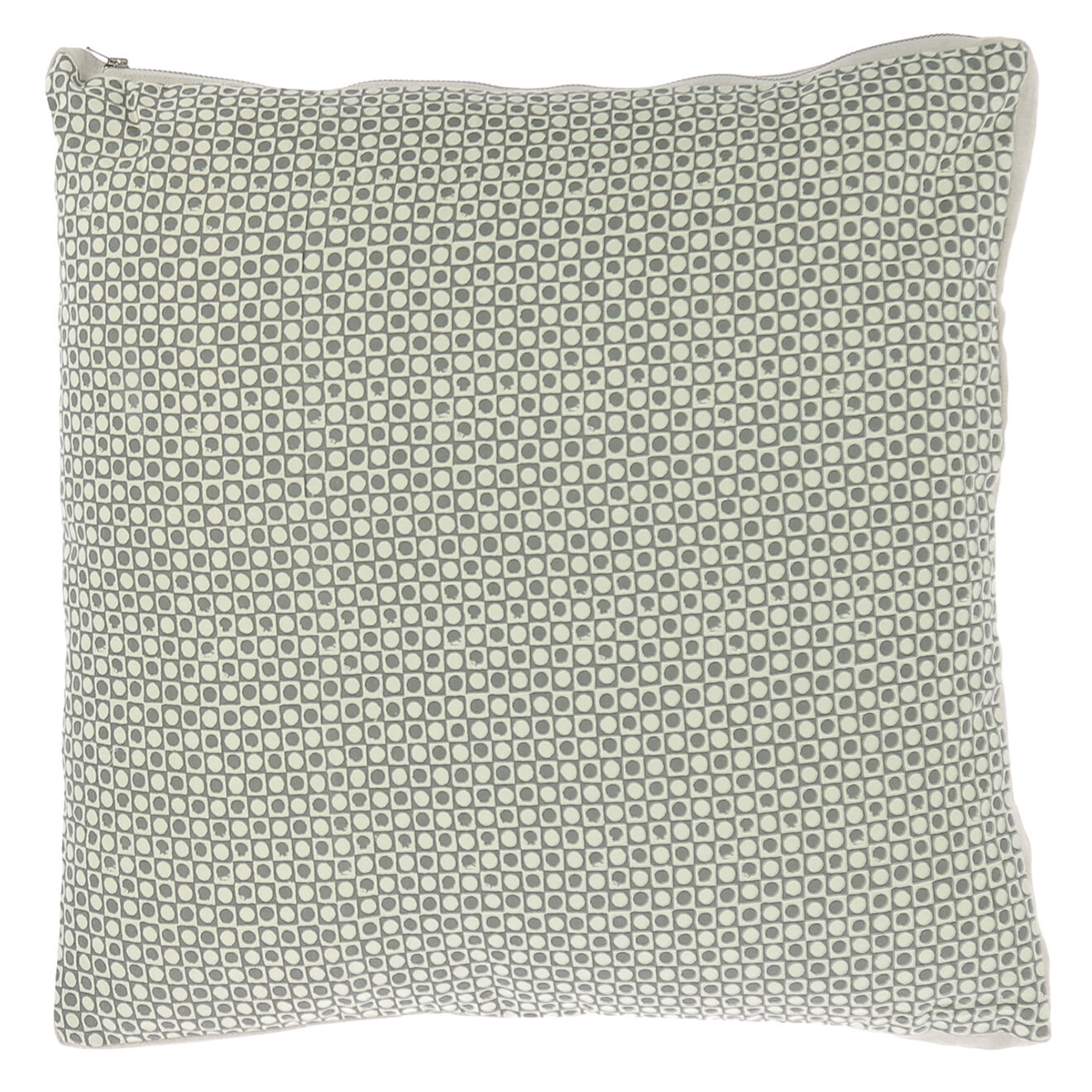 En Fil d'Indienne Housse de coussin Soie verte - 45x45 cm