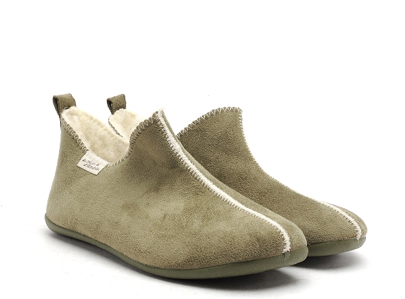 La maison de l espadrille chaussons femme 6030 6 fem kaki