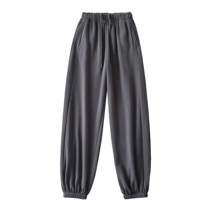 Flotto - Effen harem-joggingbroek met trekkoord in de taille