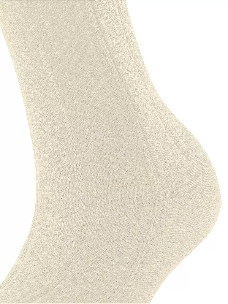 FALKE Socken NEEDLEPOINT off white creme