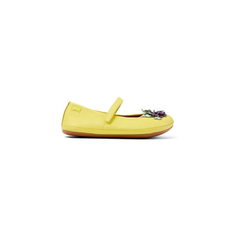 Camper Camper Ballerines Twins Jaune