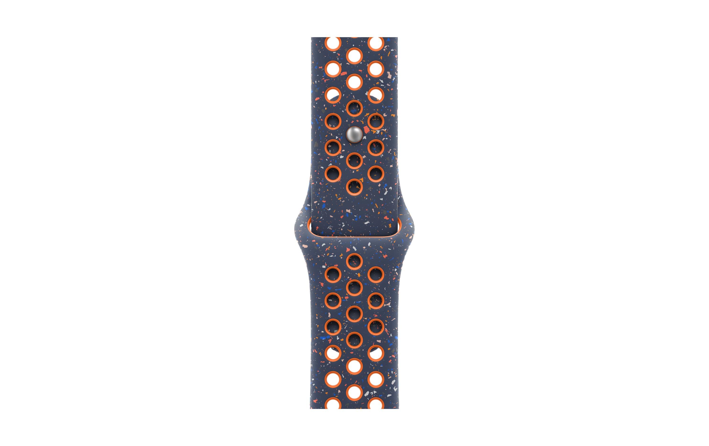 Nike Sport Band 42 mm Blau/Rot M/LArmband zu Apple Watch 42 mm