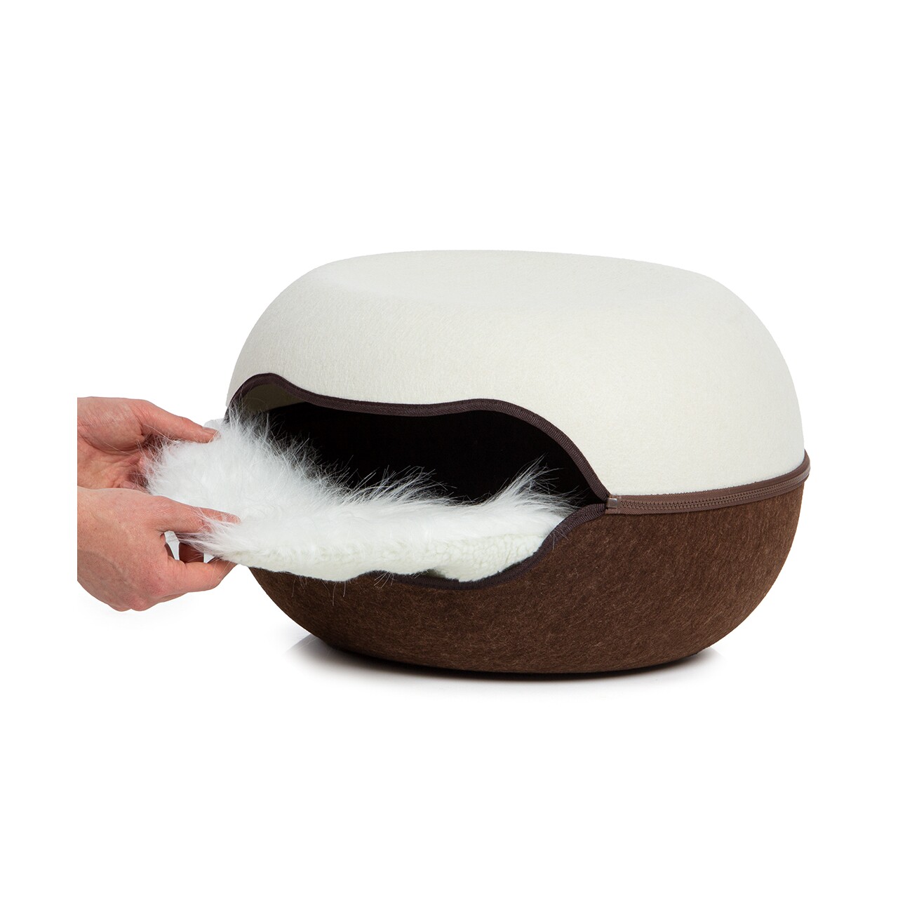 Canadian Cat Company Filz Katzennest 2.0 weiß