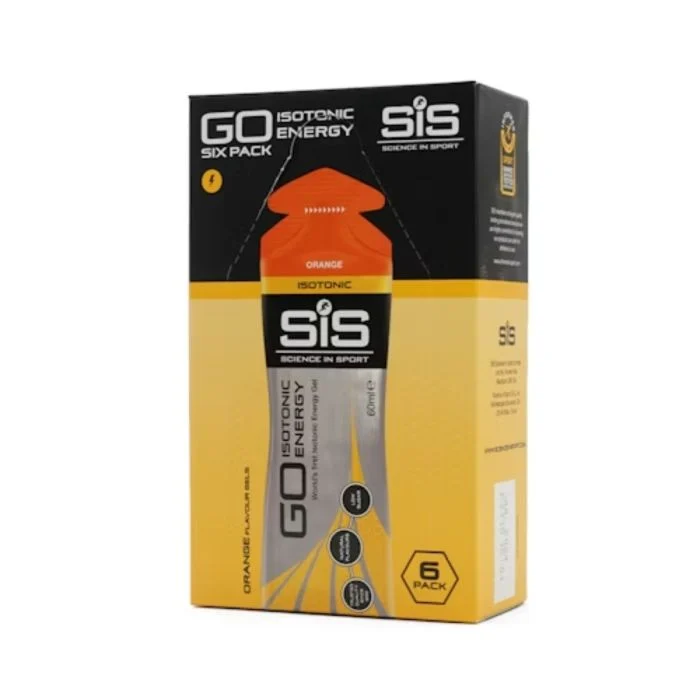 Sis Unisex Energi-gels GO Isotonic Energy Gel 6x60ml. Orange
