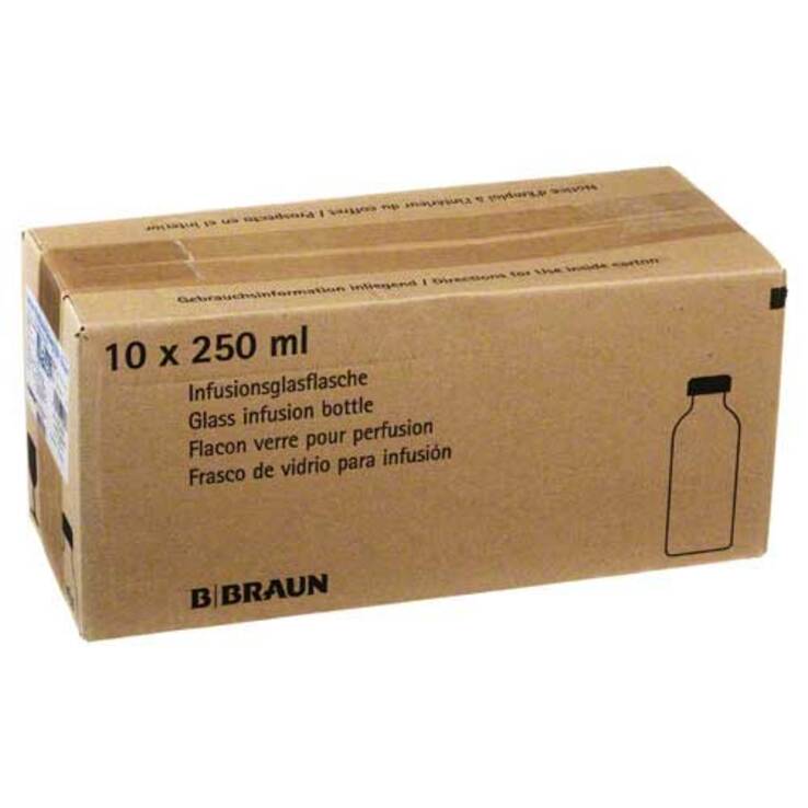 Kochsalzlösung 0,9% Glasflasche, 10X250 ml