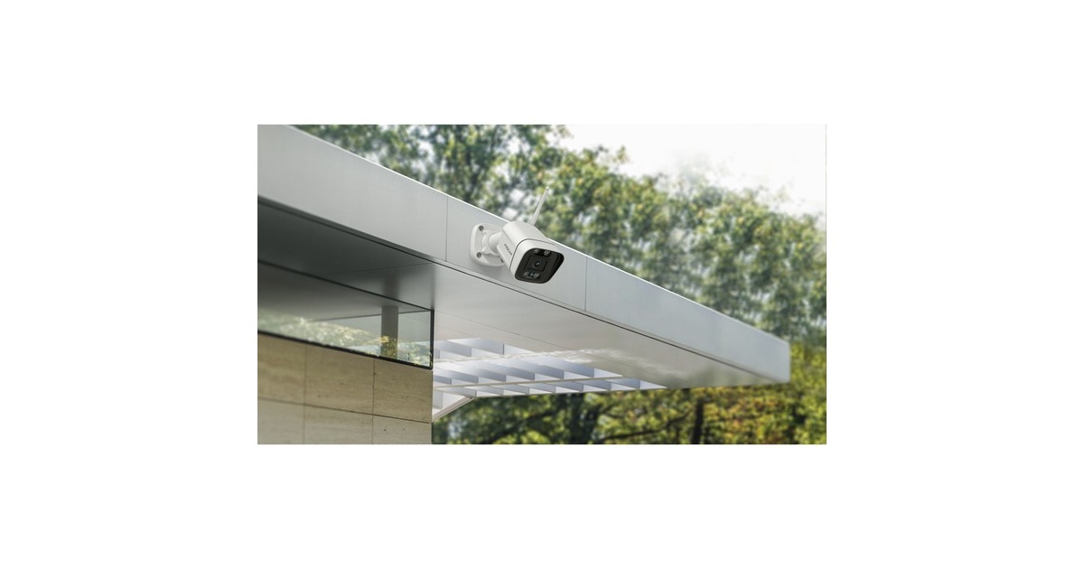 FoscamV8P, 4K/8MP dual-band WiFi beveiligingscamera   (Zwart, met geluid- en lichtalarm)