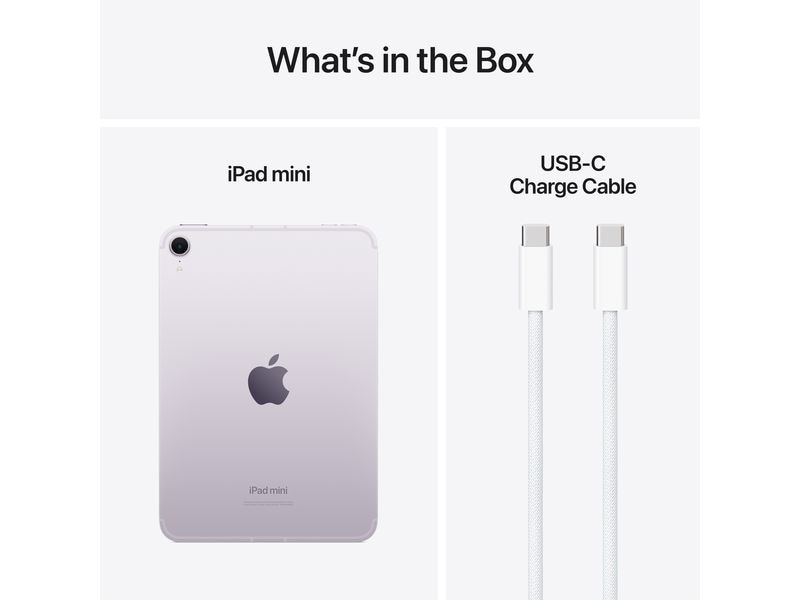 Apple iPad mini 2024 Cellular 256 GB Violett IPad mini. Ein leistungsstarkes Upgrade.