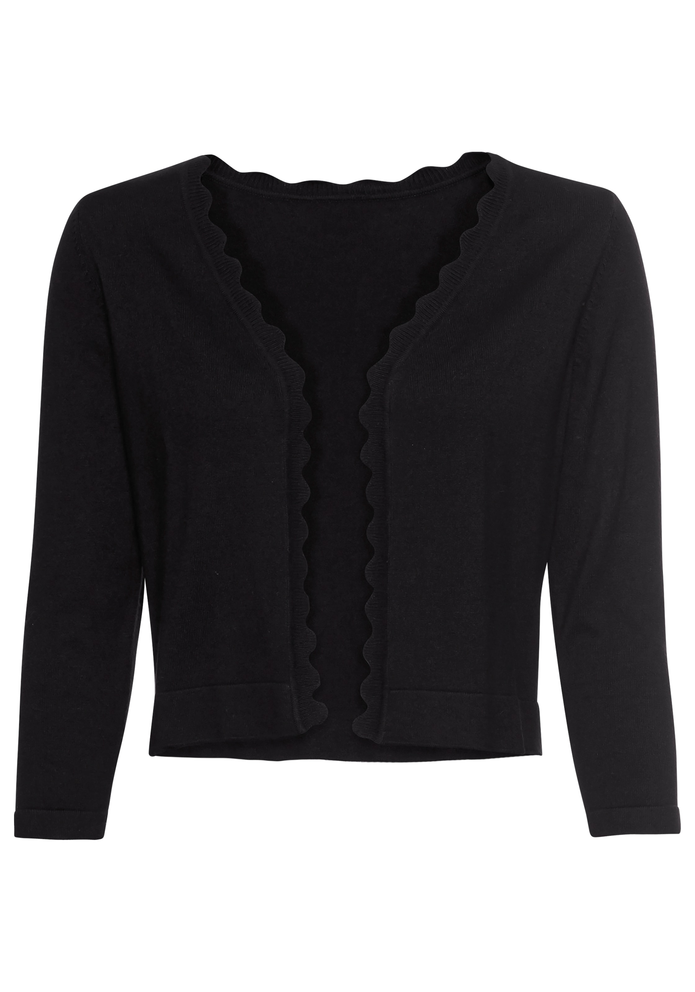 Laura Scott Strickjacke , mit femininer Wellenkante