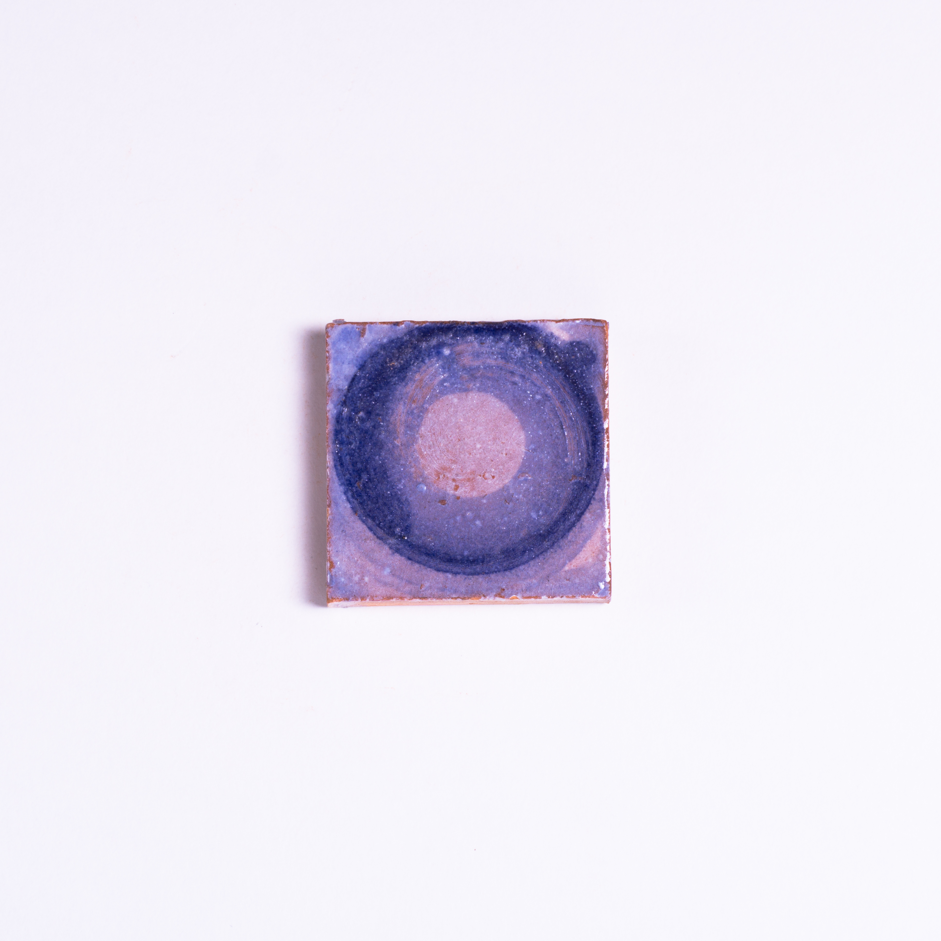 Handglasierte Kachel 'Rond', L 5 cm, B 5 cm von fischer's lagerhaus
