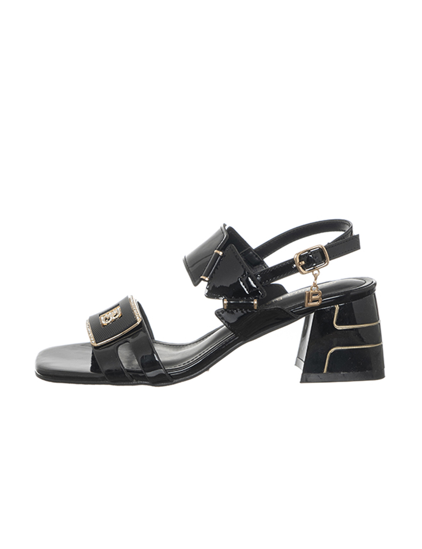 Black Heeled Sandals