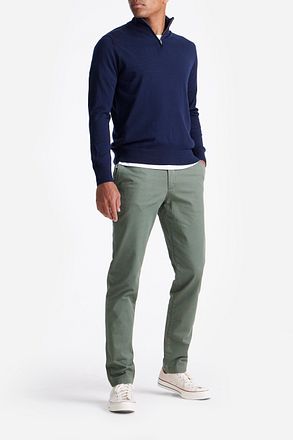 King Essentials The Michael Half Zip Pull Merino Navy KM111030003-B025T kopen