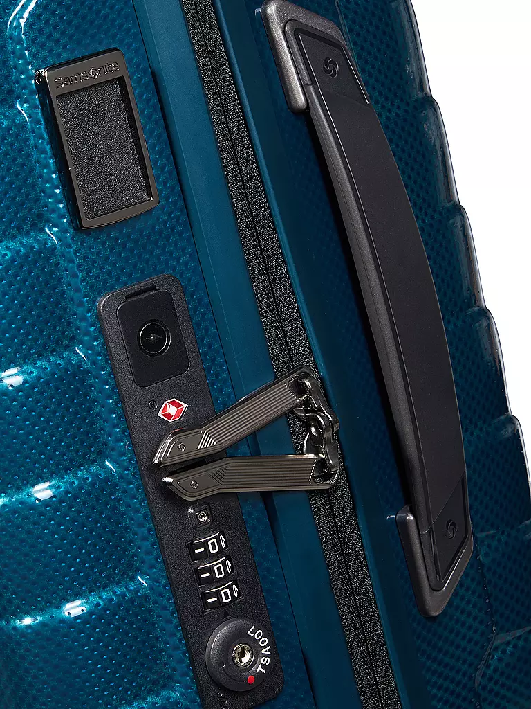 SAMSONITE Trolley Proxis Spinner 55 erweiterbar Petrol Blue petrol