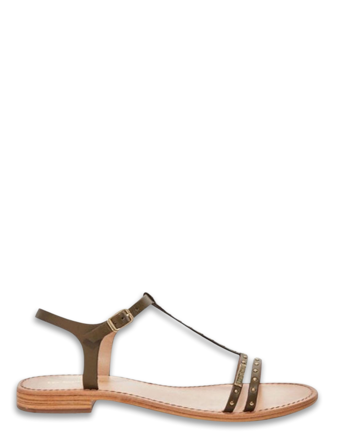 Les tropeziennes par M.Belarbi Sandales Femme Henya cuir kaki