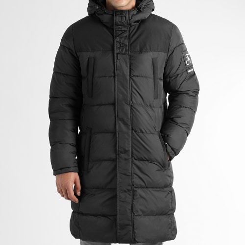 Doudoune Longue Capuche Dark Interstellar 0017 Noir