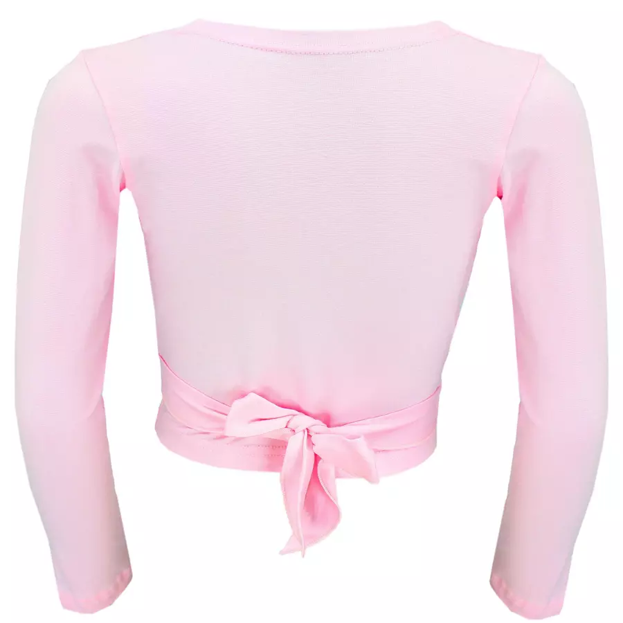 Aquarti Mädchen Ballett Bolero Langarm rosa