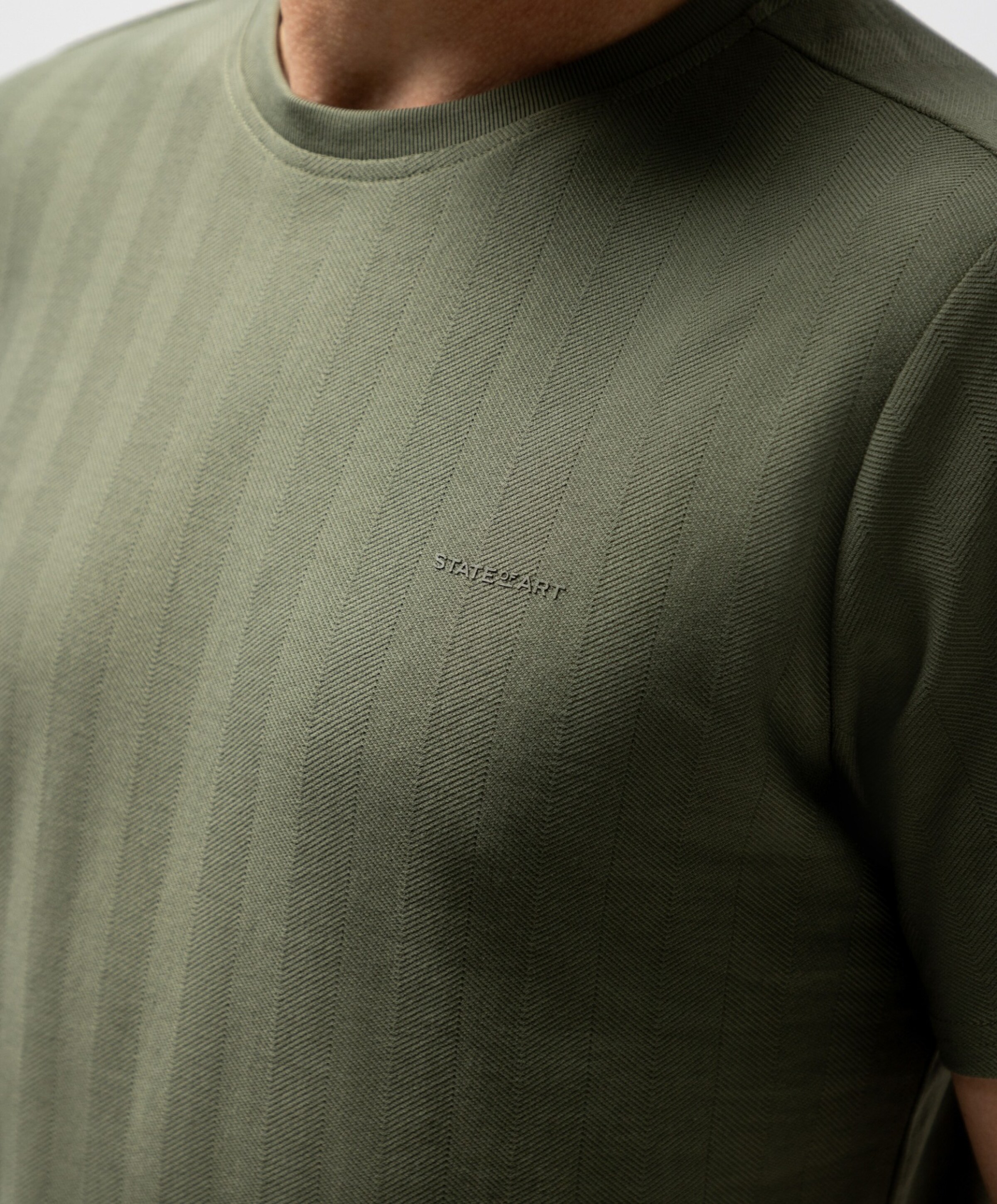 State of Art Heren T-shirt groen