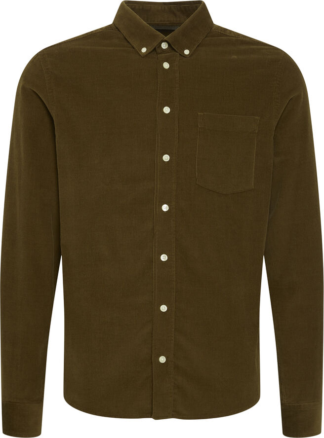 Casual Friday CFANTON LS BD baby cord shirt Desert palm