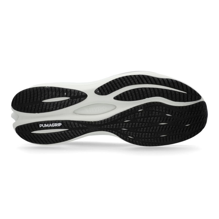 PUMA Chaussures de Running Velocity Nitro 3 - Noir/Argenté/Blanc Femme