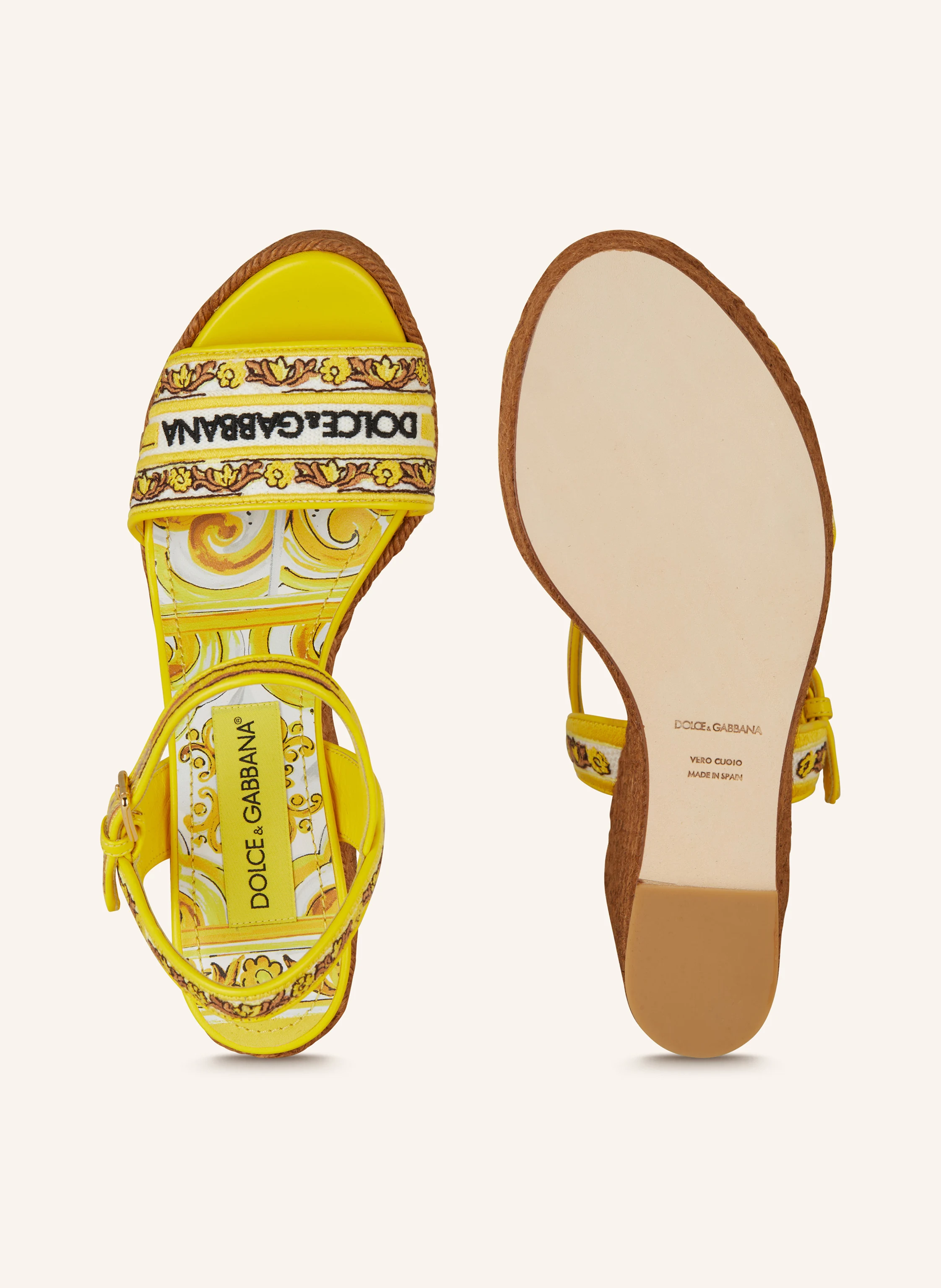 DOLCE & GABBANA Wedges RICAMO