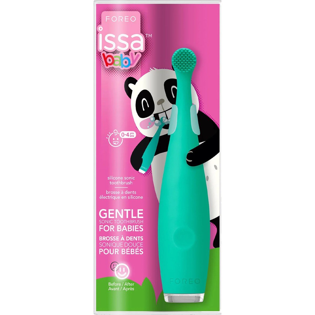 ISSA™ Baby - Brosse à dents sonique - Enfants de 0 à 4 ans - Vert