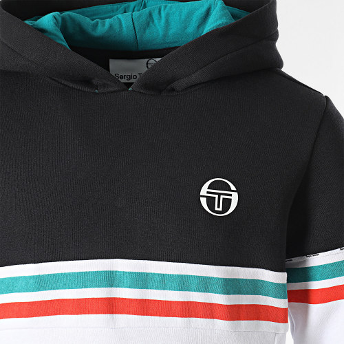 Sweat Capuche Enfant Garit Blanc Noir