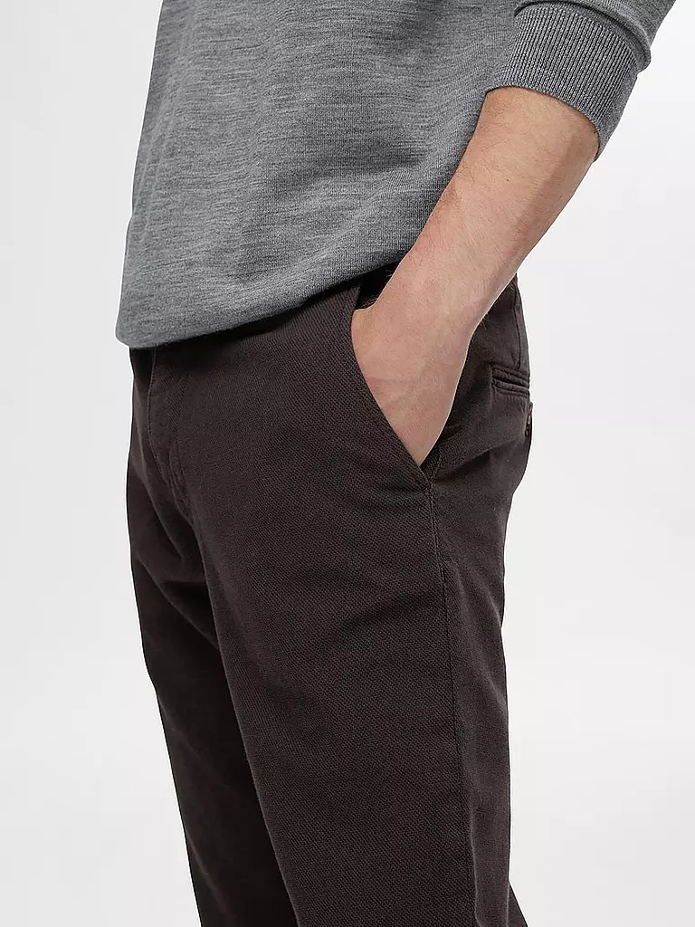 SELECTED Chino Slim Fit SLH175  braun