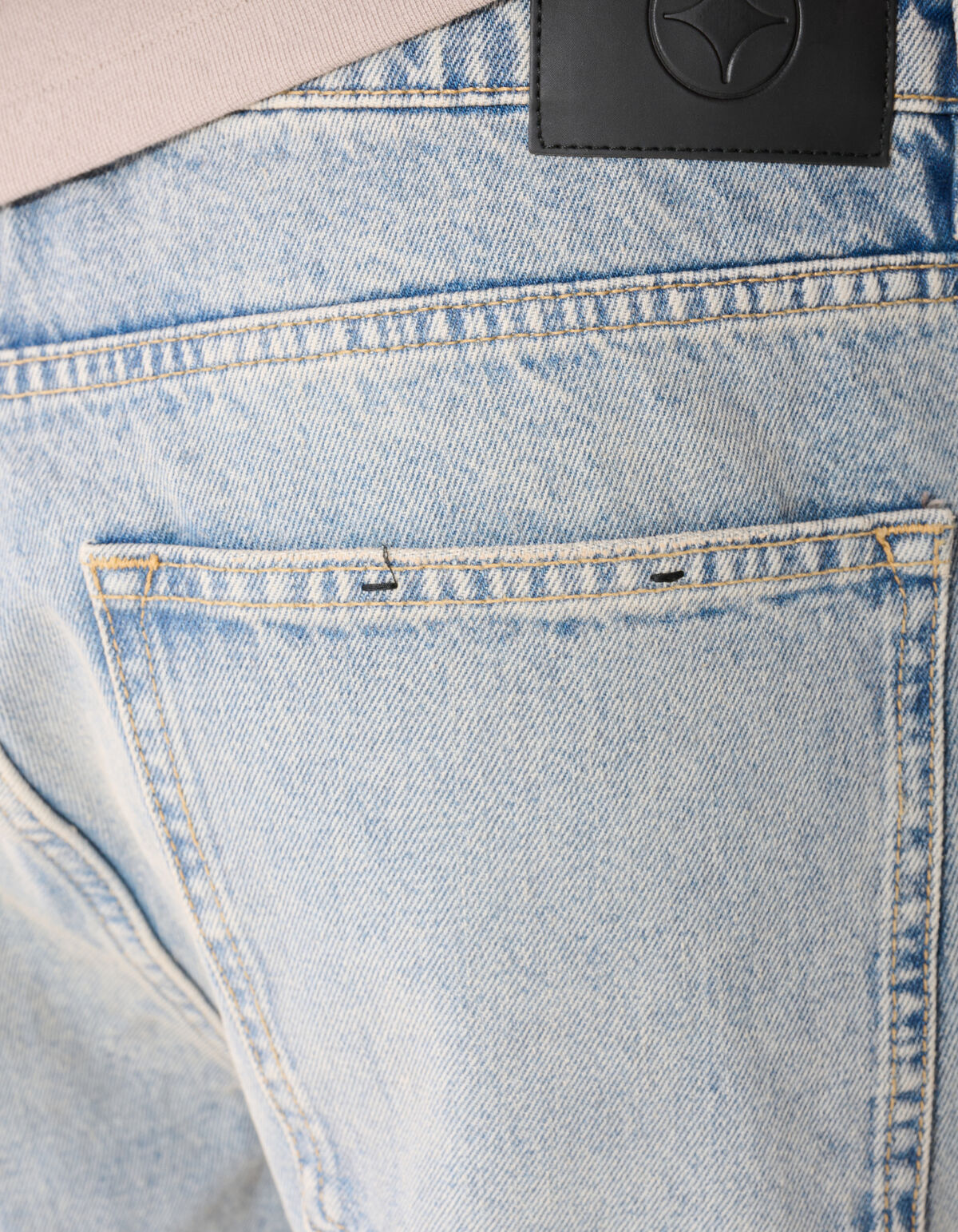 Baggy Fit Jeans Washed Blauw/Grijs L32