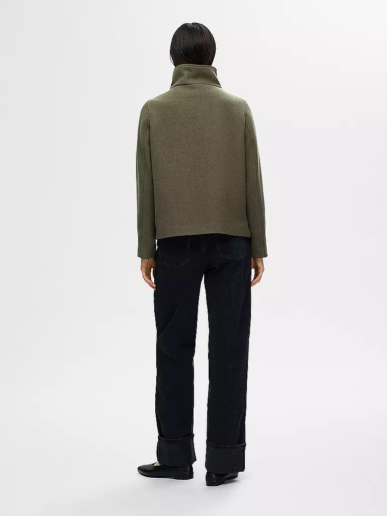 SELECTED FEMME Wolljacke SLFZOE olive