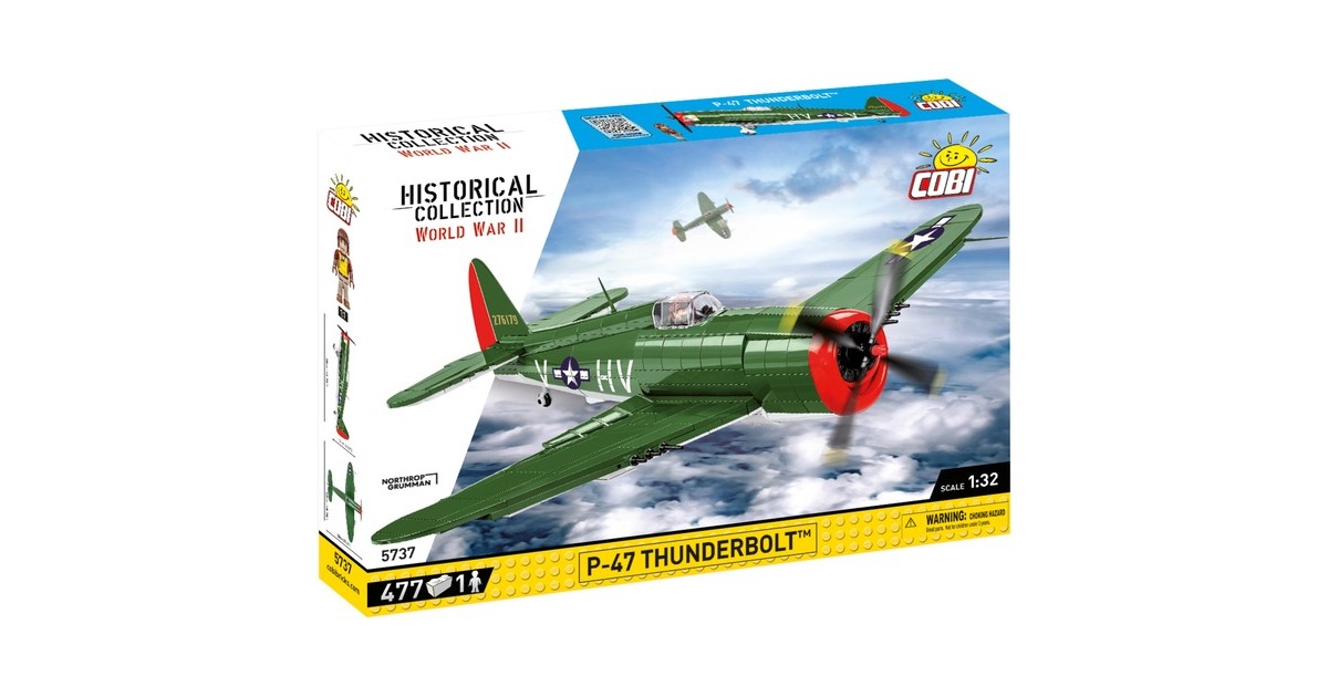 COBIHistorical Collection - P-47 Thunderbolt Constructiespeelgoed  (Schaal 1:32)