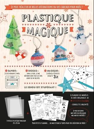 PLASTIQUE MAGIQUE TRANSLUCIDE NOEL 20X28CM X3 PIECES