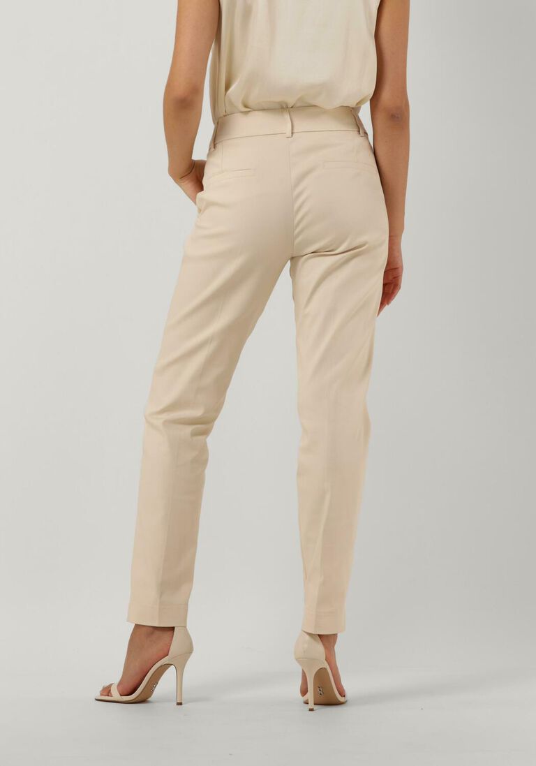 SUMMUM gebroken wit summum pantalon trousers classic stretch (4s100)