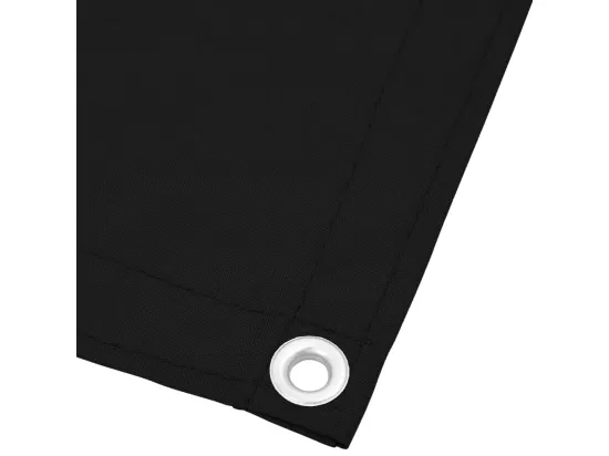 Écran de balcon noir 90x800 cm 100% polyester oxford