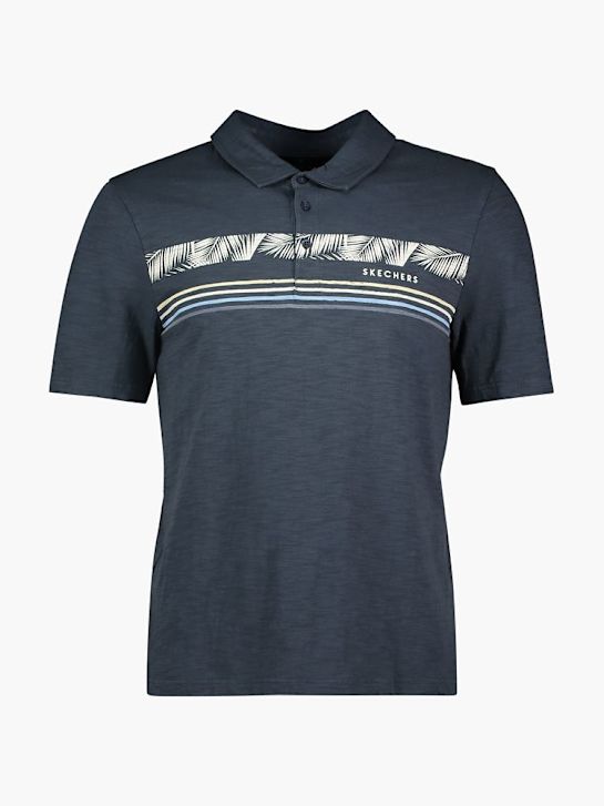 Skechers Polo-Shirt Blau
