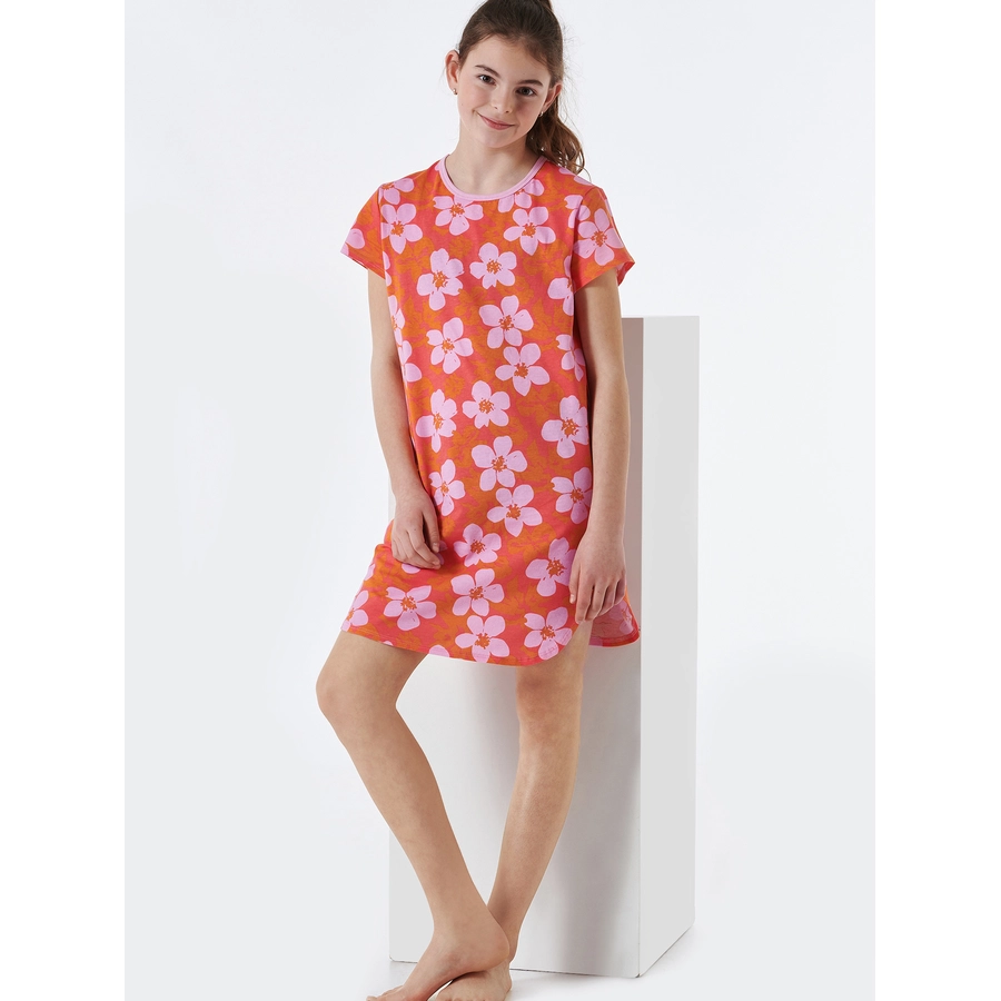 Schiesser Nachthemd Organic Cotton rot