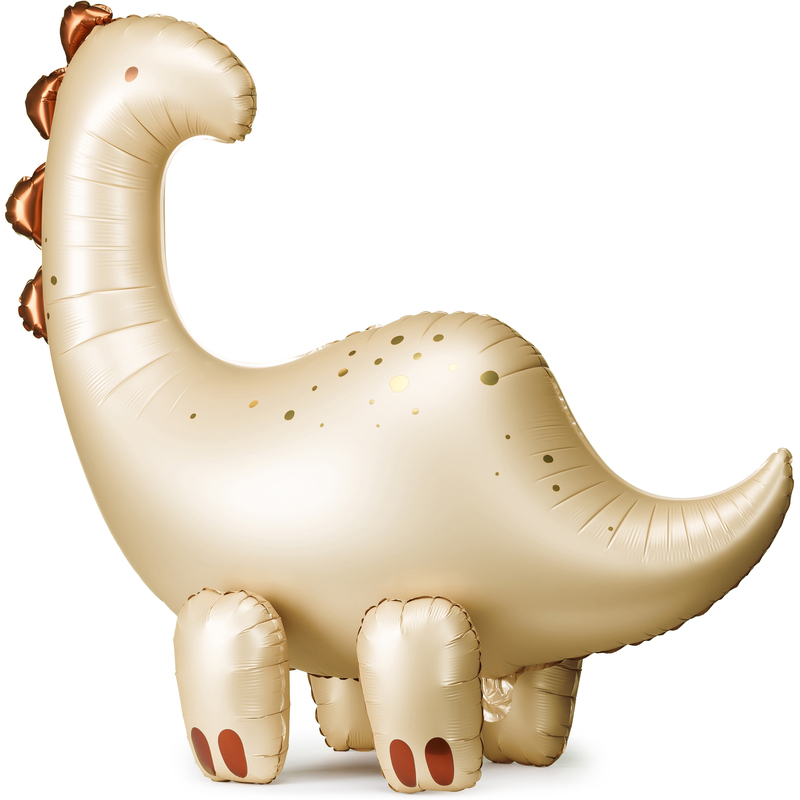 Partydeco Folienballon Brontosaurus, beige/braun