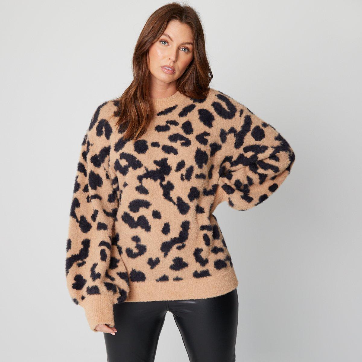 Be You Premium Eyelash Animal Brown Jumper
