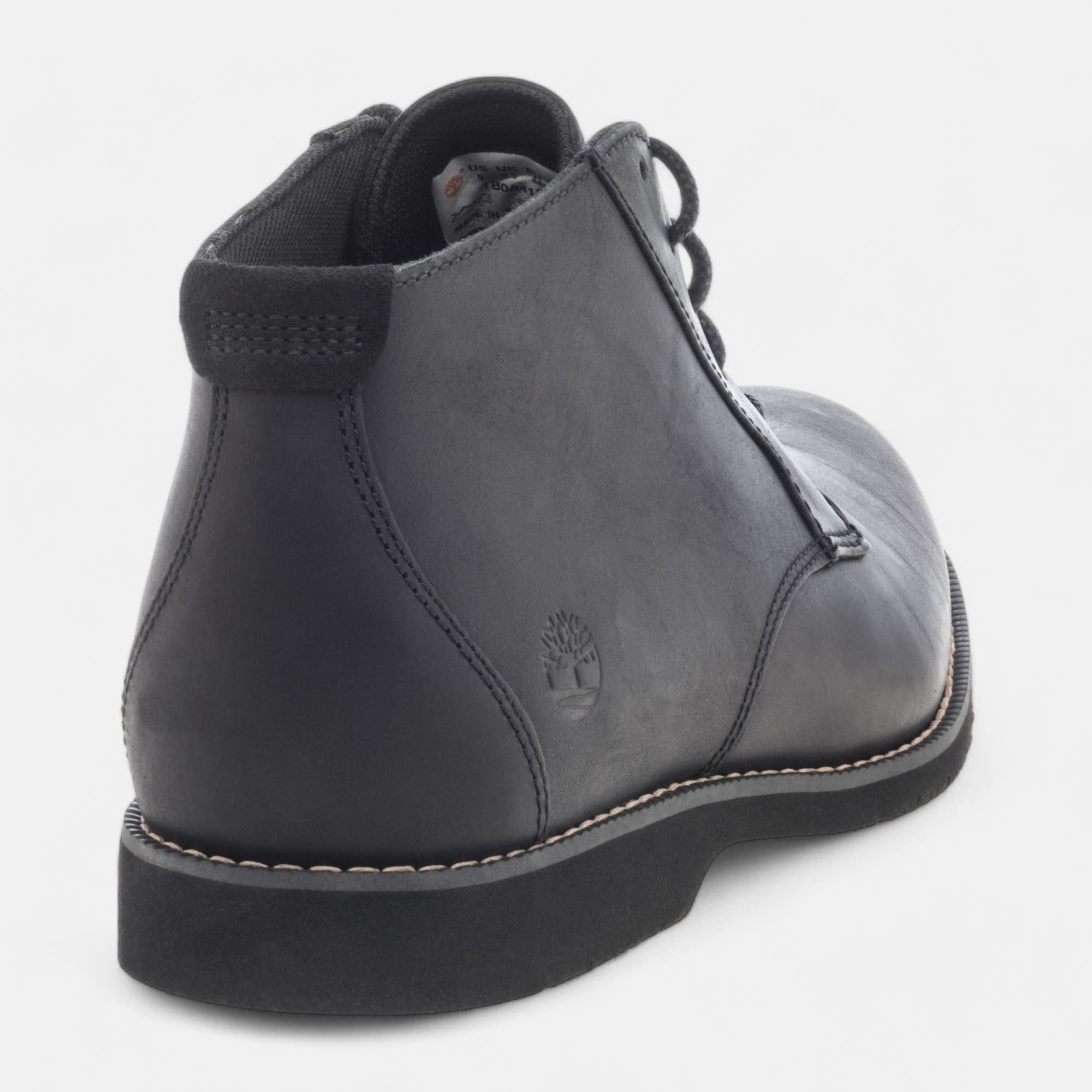 Bottines Homme en cuir noir