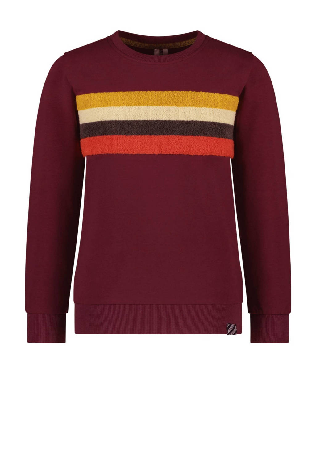 B.Nosy sweater Sven met printopdruk paars