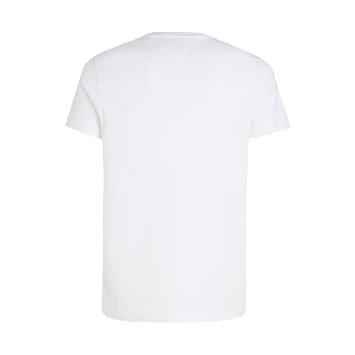 Camiseta TOMMY HILFIGER com decote em V, modelagem slim e elástica.