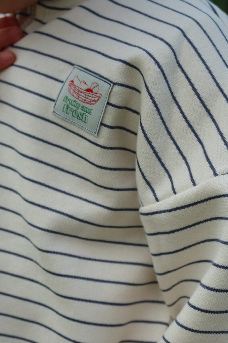 Lou Half Zip Sweat flintstone - Konges Sløjd - Rumpetroll
