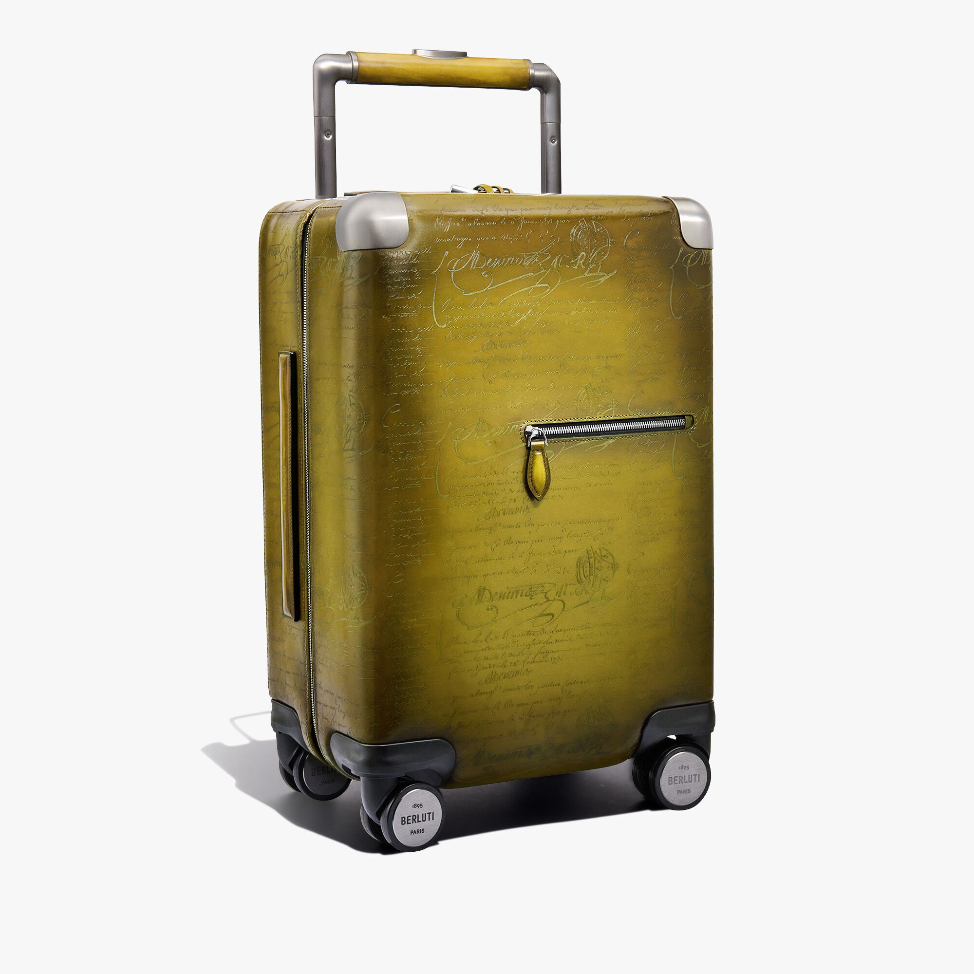 Bagage Roulant Formula 1005 En Cuir Scritto